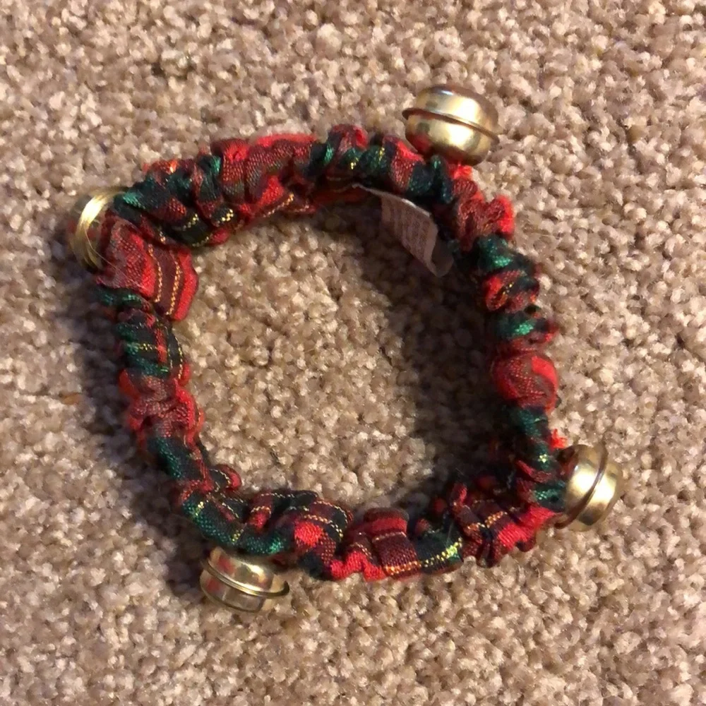 Holiday Kitty Cat Reindeer Headband and Jingle Bell Collar Christmas Costume